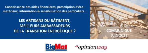 LES ARTISANS DU BÂTIMENT, MEILLEURS AMBASSADEURS DE LA TRANSITION ÉNERGÉTIQUE ?