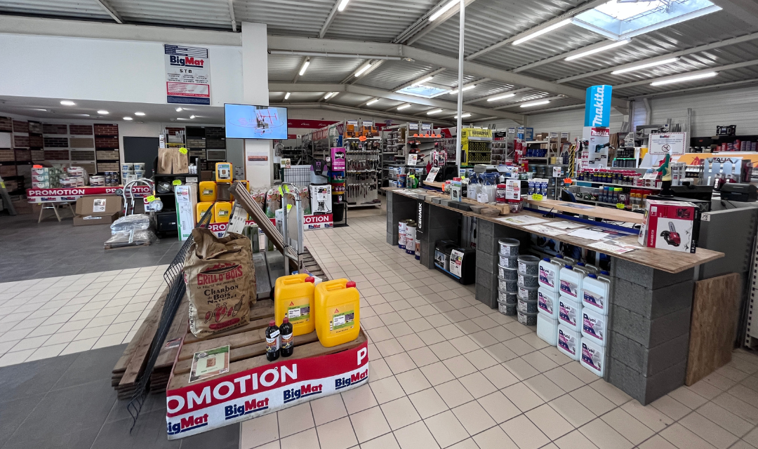 BigMat STB Nordausques intérieur magasin