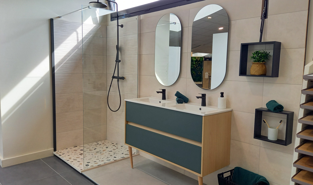 Espace Carrelage douche BigMat Girardon Ampuis