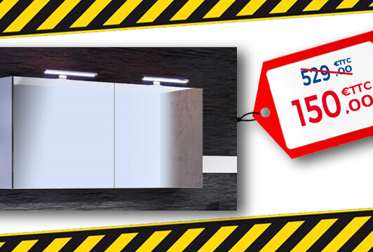 DESTOCKAGE - ARMOIRE DE TOILETTE