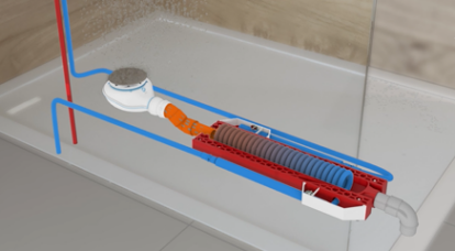 Optimisez votre consommation d’énergie dans votre salle bain grâce au récupérateur de chaleur sur eaux usées de chez Nicoll !