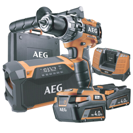 PACK PERCEUSE-VISSEUSE + RADIO DE CHANTIER