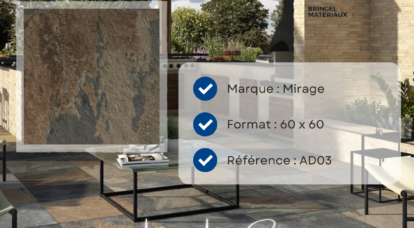 Zoom sur l'un de nos carrelages disponibles dans vos agences !