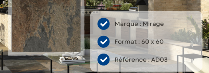 Zoom sur l'un de nos carrelages disponibles dans vos agences !