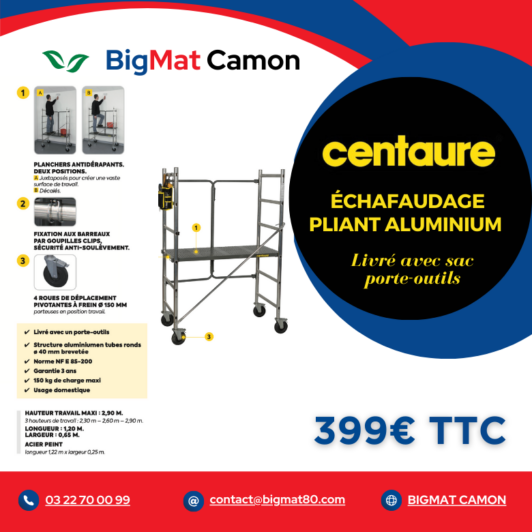 Échafaudage pliant aluminium - Centaure