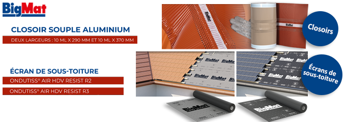 BigMat se lance dans les composants de toiture !