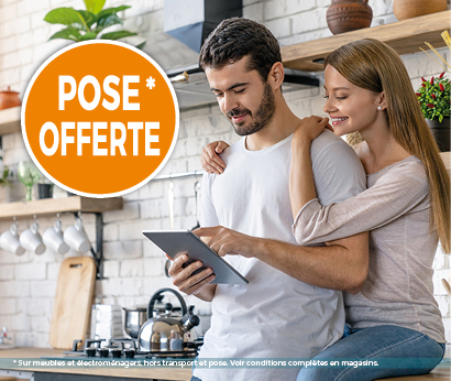Promotion sur la cuisine, la pose est offerte *