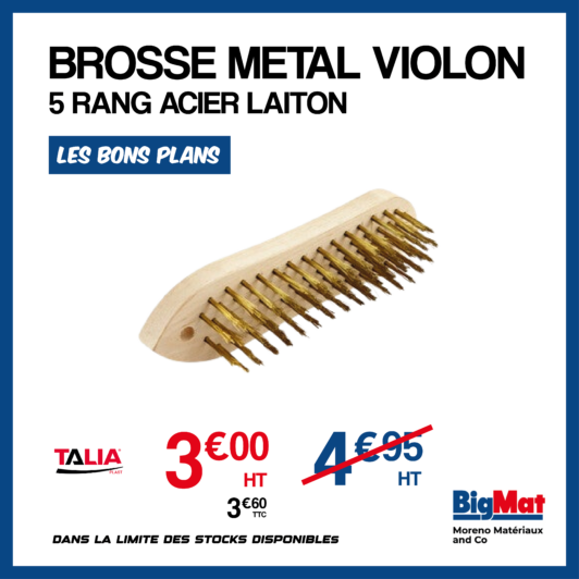 BROSSE EN METAL VIOLON