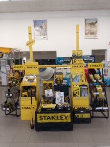 Une tireuse à bière mise en jeu par Stanley Outillage. Jeu à gratter à retrouver chez BigMat à Rouffiac. 