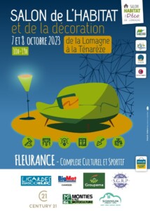 RDV samedi 7 et dimanche 8 octobre à Fleurance pour nous retrouver sur le salon de l'habitat et de la décoration de Fleurance dans le Gers. 