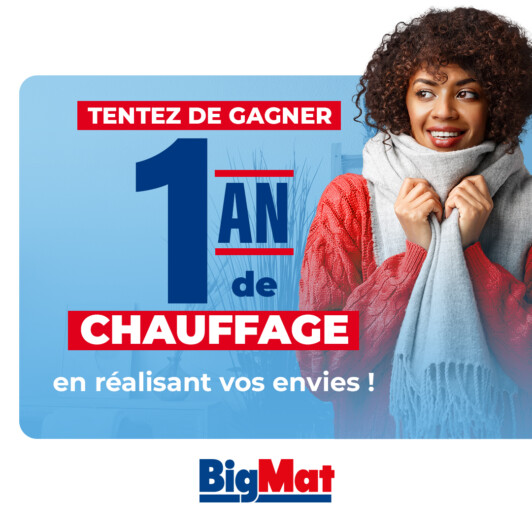 Avec BIGRENO, 1 an de chauffage offert* !
