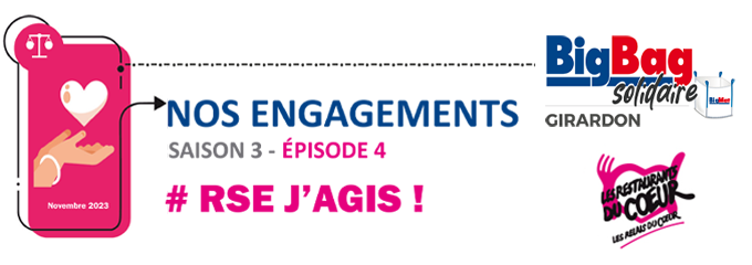 #RSE J'AGIS, BigBag solidaire : collecte pour les Restos du Cœur !