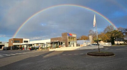 Arc-en-ciel au-dessus de notre agence !