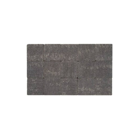 Pavé Tambouriné in-line noir - 15 x 15 x 6 cm - Coeck