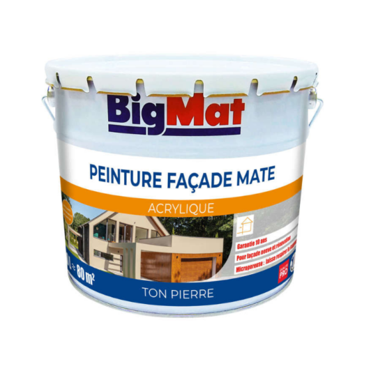 Peinture façade PEF acrylique 10 litres — Ton Pierre