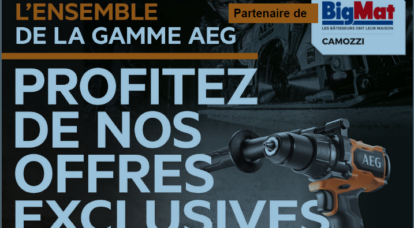 A Auch, une offre superbe sur le duo perçeuse-visseuse et meuleuse à l'occasion de la matinée dédiée à AEG.