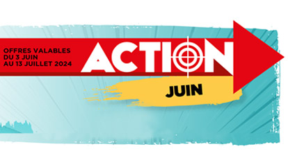Promotion sur l'équipement de chantier et l'outillage.