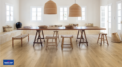 Nouveautés Quick-Step : revêtements de sols stratifiés et LVT