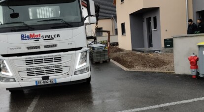 Coup d'œil sur un magnifique chantier de pavage à Sundhouse !