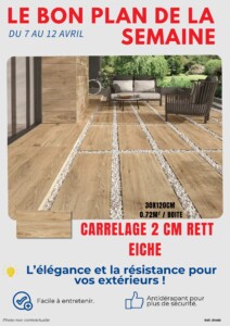Carrelage extérieur Rett Eiche 