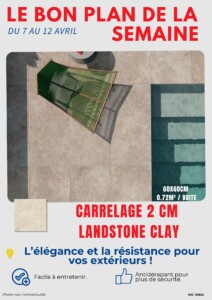 Carrelage extérieur Landstone Clay 