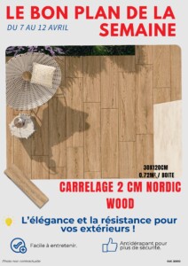 Carrelage extérieur Nordic Wood 