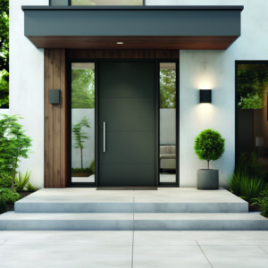 Vous rénovez votre habitat ? Découvrez nos offres estivales ! porte d'entrée tendance