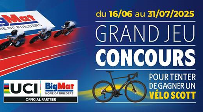 CONCOURS : Tentez de remporter un vélo de course ou un VTT !