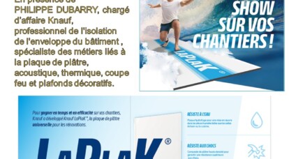Matinée technique. Fournisseur partenaire invité: Knauf