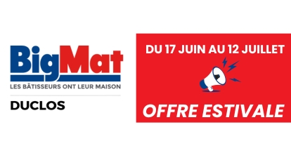 Opération Estivale chez BigMat Duclos jusqu'au 12 juillet !
