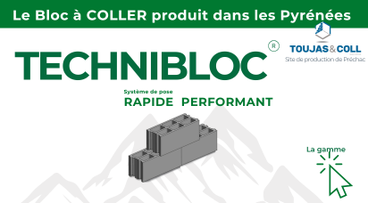 Technibloc le bloc à coller innovant au service des chantiers