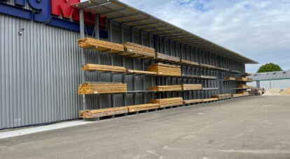 Coup d'œil sur chantier chez Gourmand Matériaux BigMat !