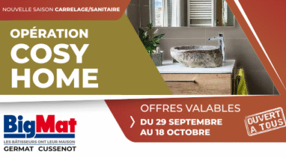 Opération COSY HOME -- Salle de Bain, Carrelage, Revêtement de sol --