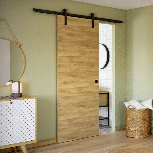 Porte coulissantes sur rail Atelier