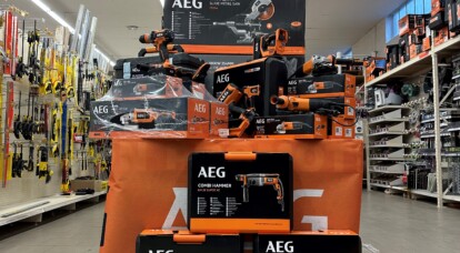 Nouveau podium AEG dans votre agence BigMat Laurent située au Puy-en-Velay ! 