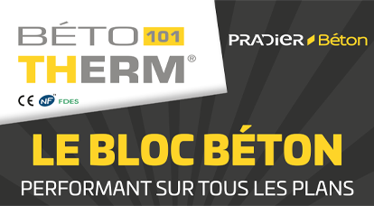 Betotherm, le bloc béton performant sur tous les plans