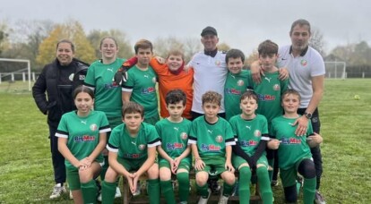 Les jeunes footballeurs de l’US3C bien équipés grâce aux Bâtisseurs du Sport !