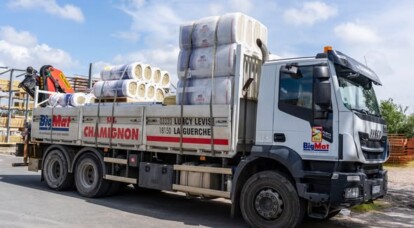 Un camion prêt à partir pour vos chantiers !