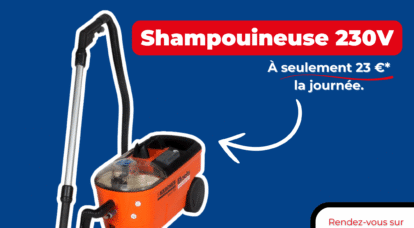 Location de shampouineuse chez BigMat Procaromat !