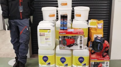 Podium spécial froid - BigMat Bécat à Neuvy