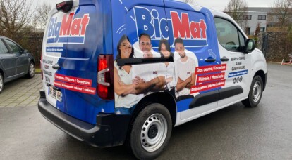 Nouveau véhicule à l’agence BigMat Quevau Matériaux