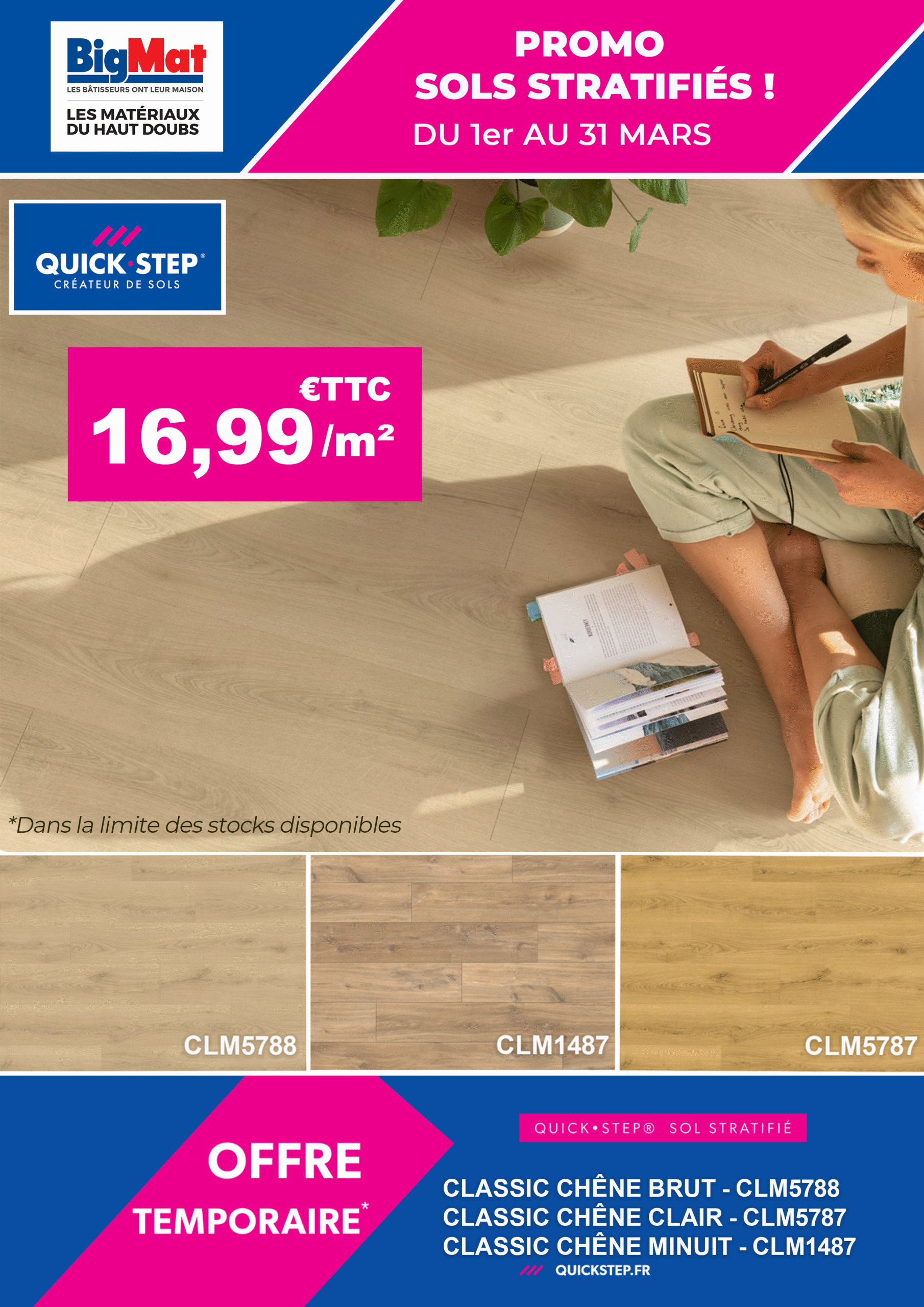 Affiche Promo Globale parquet 2026