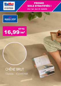 Parquet stratifié Chêne Brut