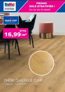 Parquet Stratifié Chêne Classique Clair