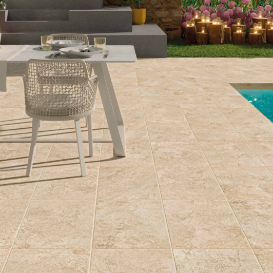 CARRELAGE EXTERIEUR OCCITANIE EFFET PIERRE